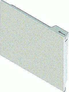 Aanbieding Masterwatt Solida elektrische convector 450x870x113 mm 2000W wit 430730200